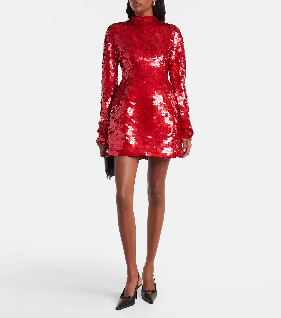 Sportmax - Terfrite sequined jersey minidress