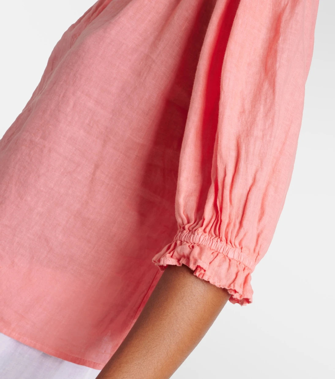 Velvet - Puff-sleeve linen top
