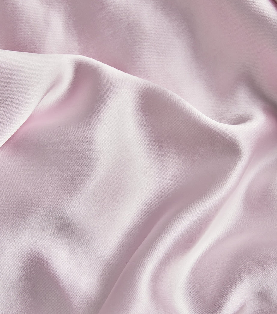 Self-Portrait Pink Sequin Bouclé Chiffon Midi Dress