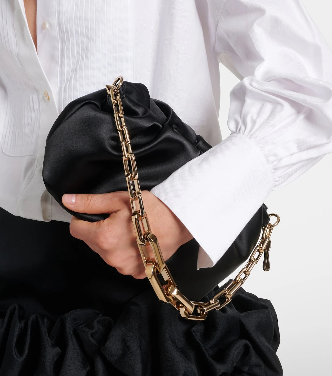 Christian Louboutin - Eva Small satin shoulder bag
