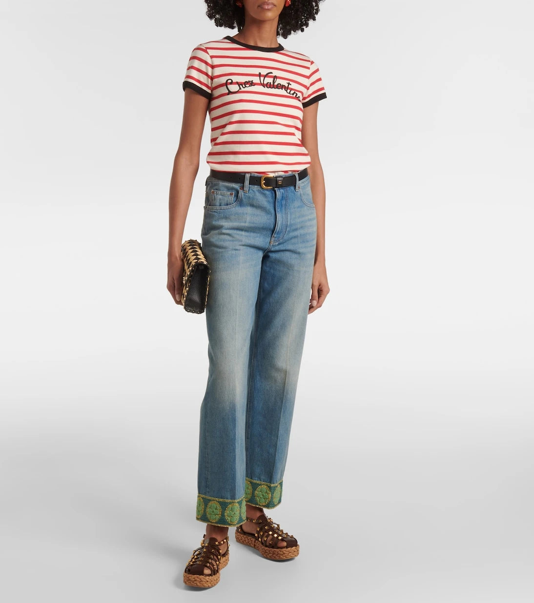 Valentino Garavani - Rockstud leather espadrilles