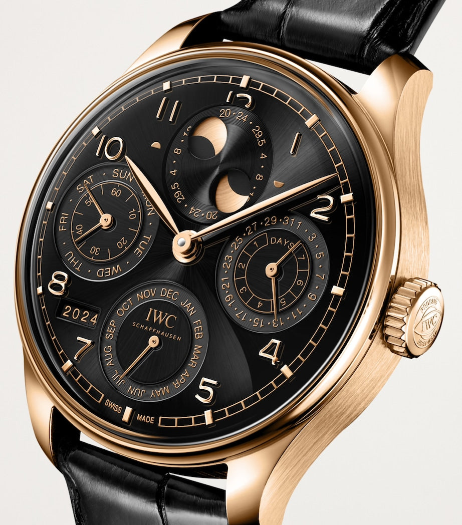 Rose Gold Portugieser Perpetual Calendar Watch 44mm
