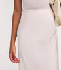 Silk Satin Isaak Maxi Skirt ROSE