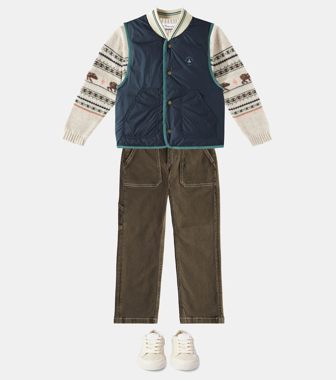 Bonpoint - Grande jacquard wool sweater