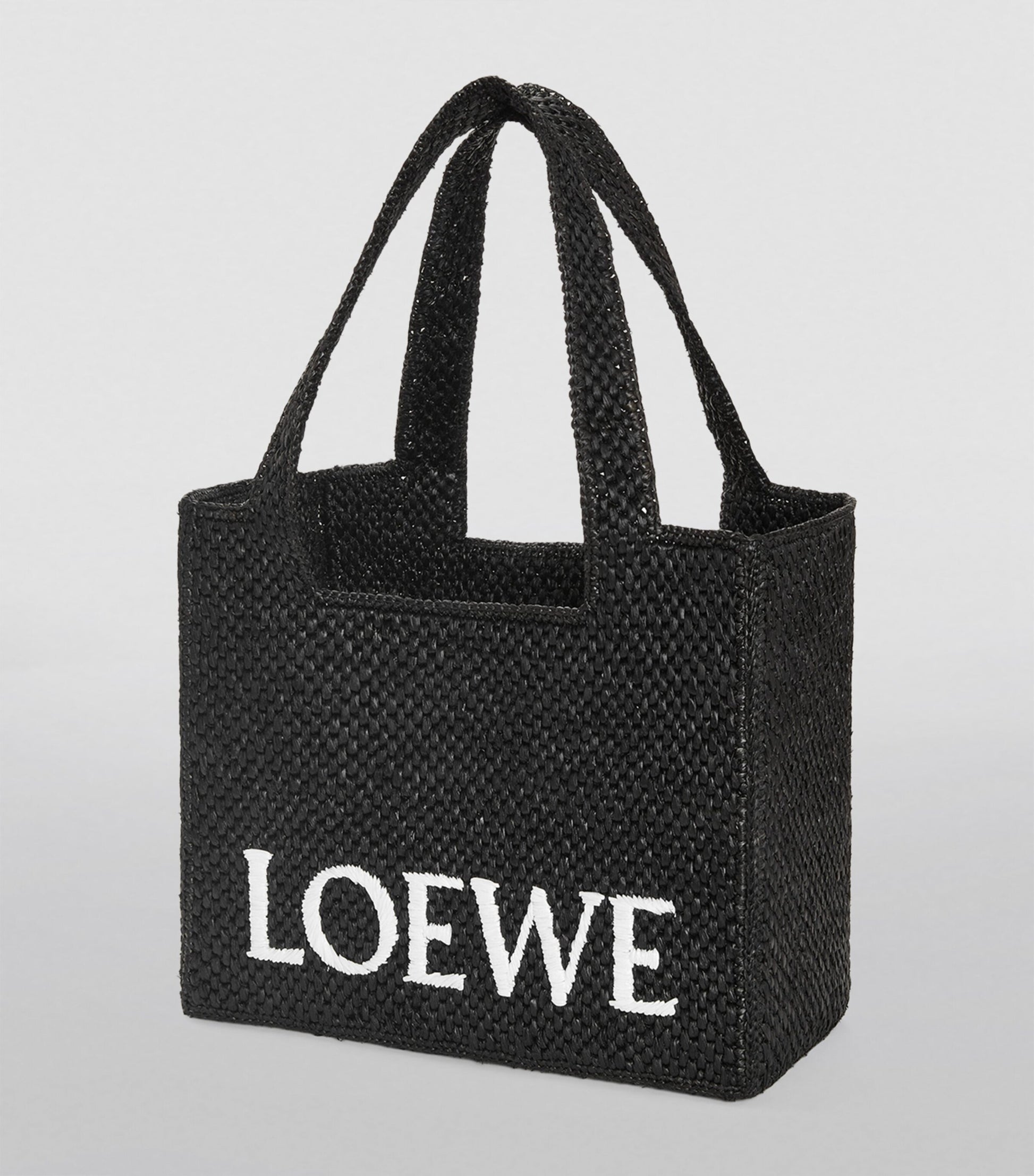LOEWE Black x Paula's Ibiza Medium Font Tote Bag