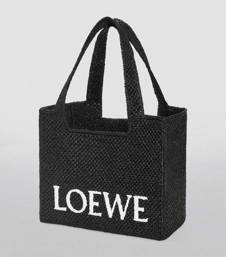 LOEWE Black x Paula's Ibiza Medium Font Tote Bag