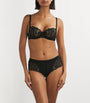 Simone Perele Black Embroidered Wish Shorty Briefs