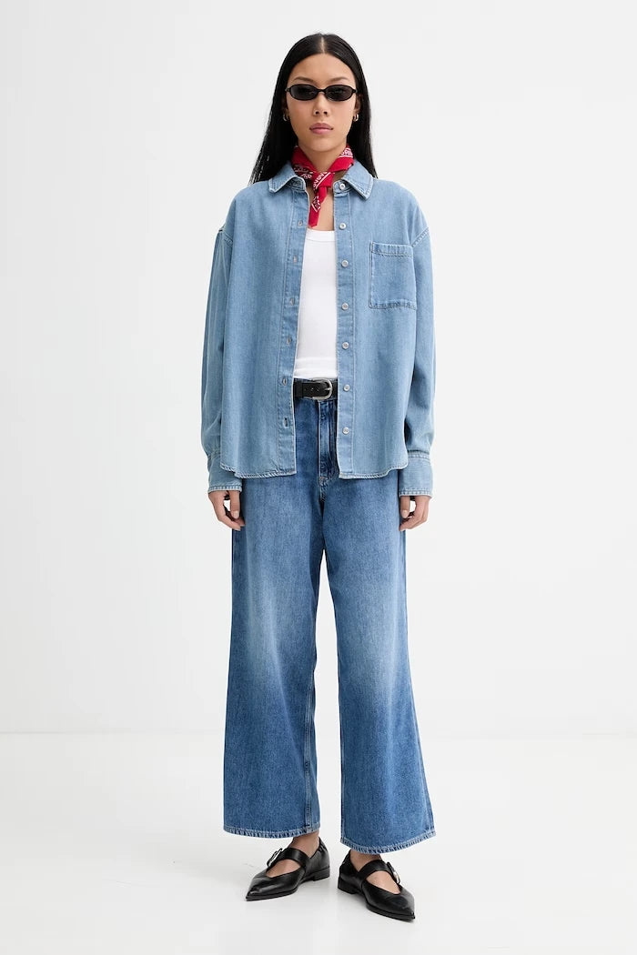 rag & bone риза дамска от деним