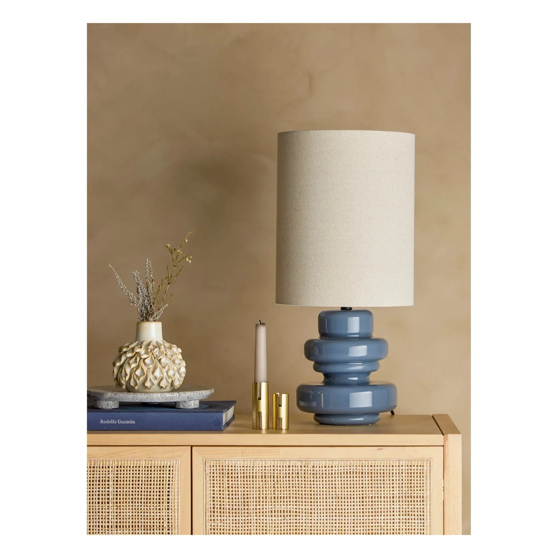Bloomingville - Fabiola table lamp | Blue