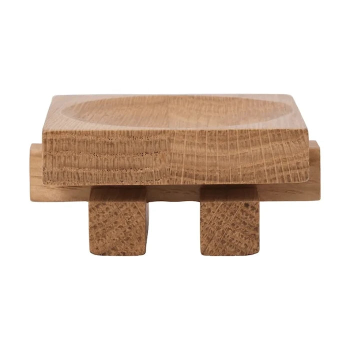 Ferm Living Meşe ağacından dekoratif tepsi 3,5 x 7 x 8 cm