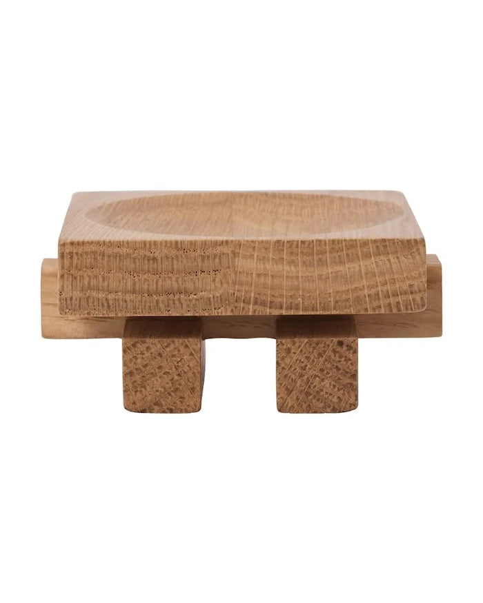 Ferm Living Meşe ağacından dekoratif tepsi 3,5 x 7 x 8 cm