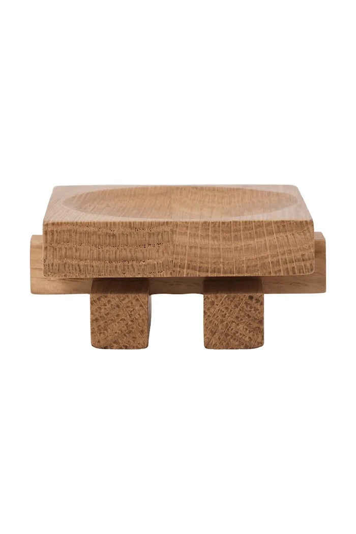 Ferm Living Meşe ağacından dekoratif tepsi 3,5 x 7 x 8 cm