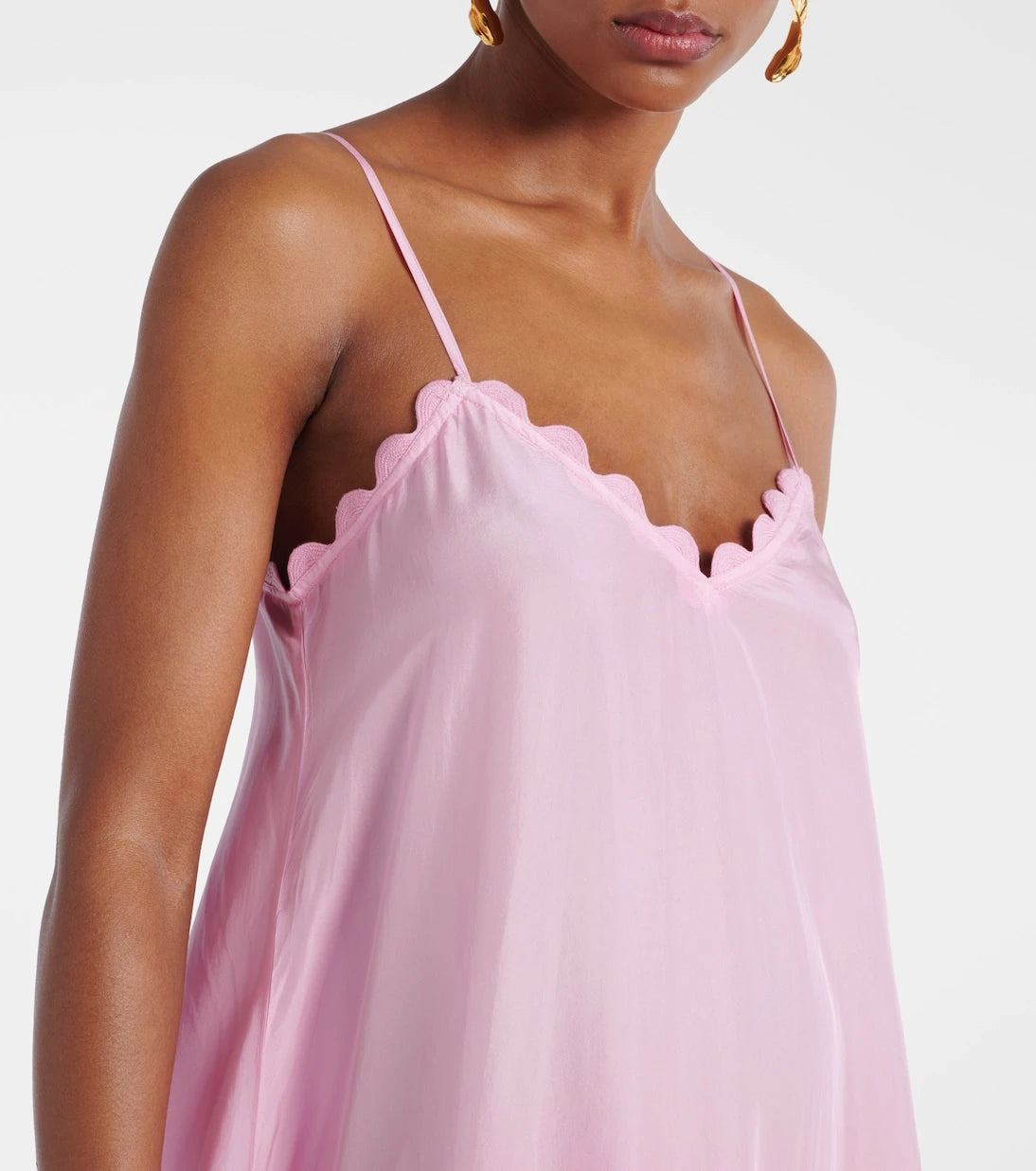 Juliet Dunn - Ombré silk midi dress