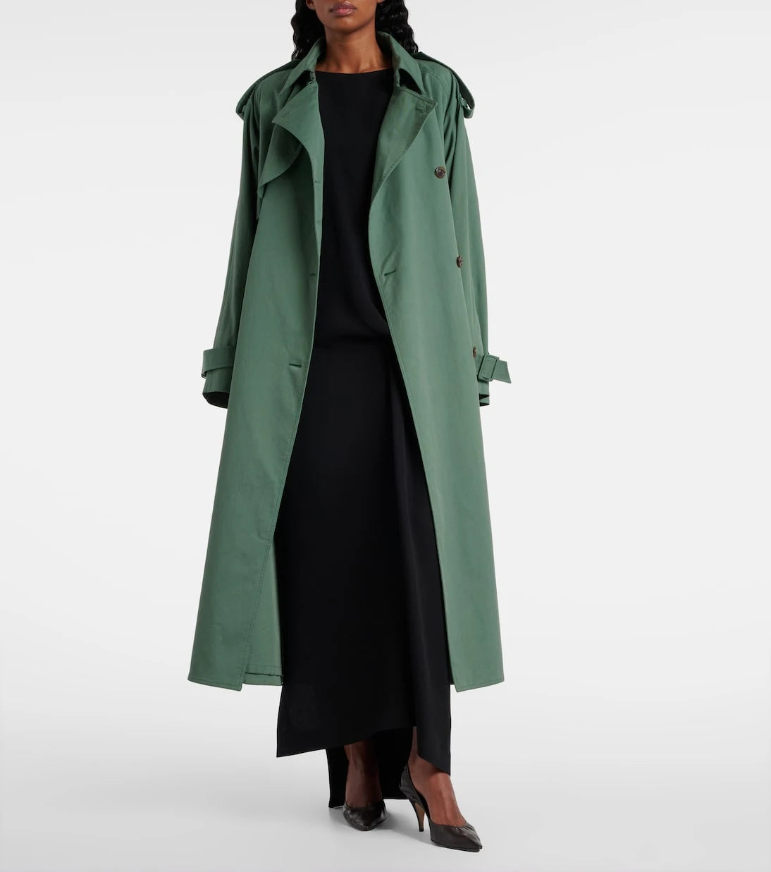 The Row - Domeka oversized cotton twill trench coat