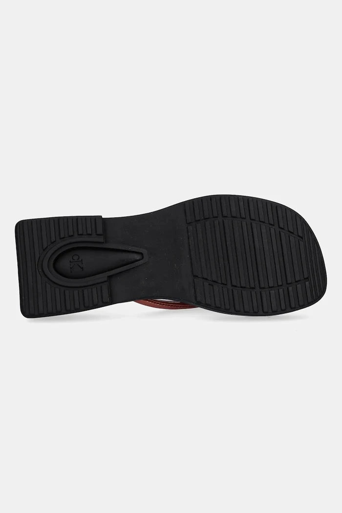 Джапанки Calvin Klein Jeans SQ LOW WEDGE SANDAL STITCH