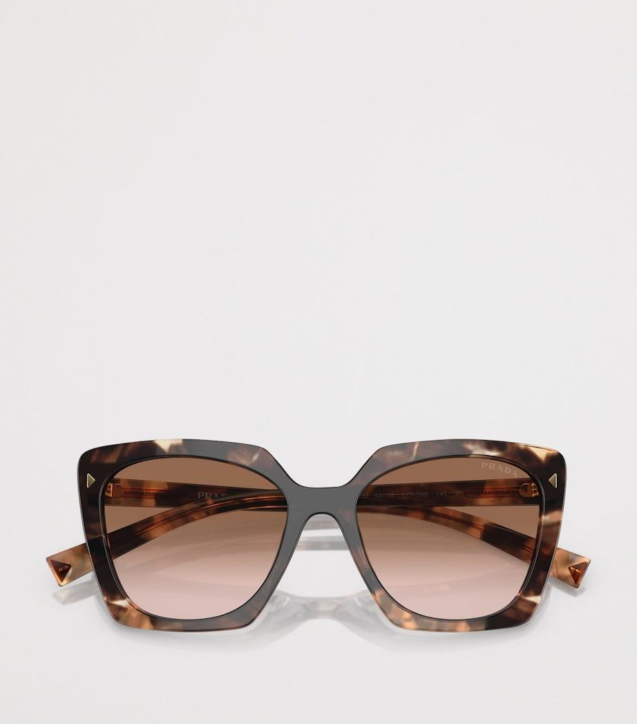 Prada Brown Square Sunglasses