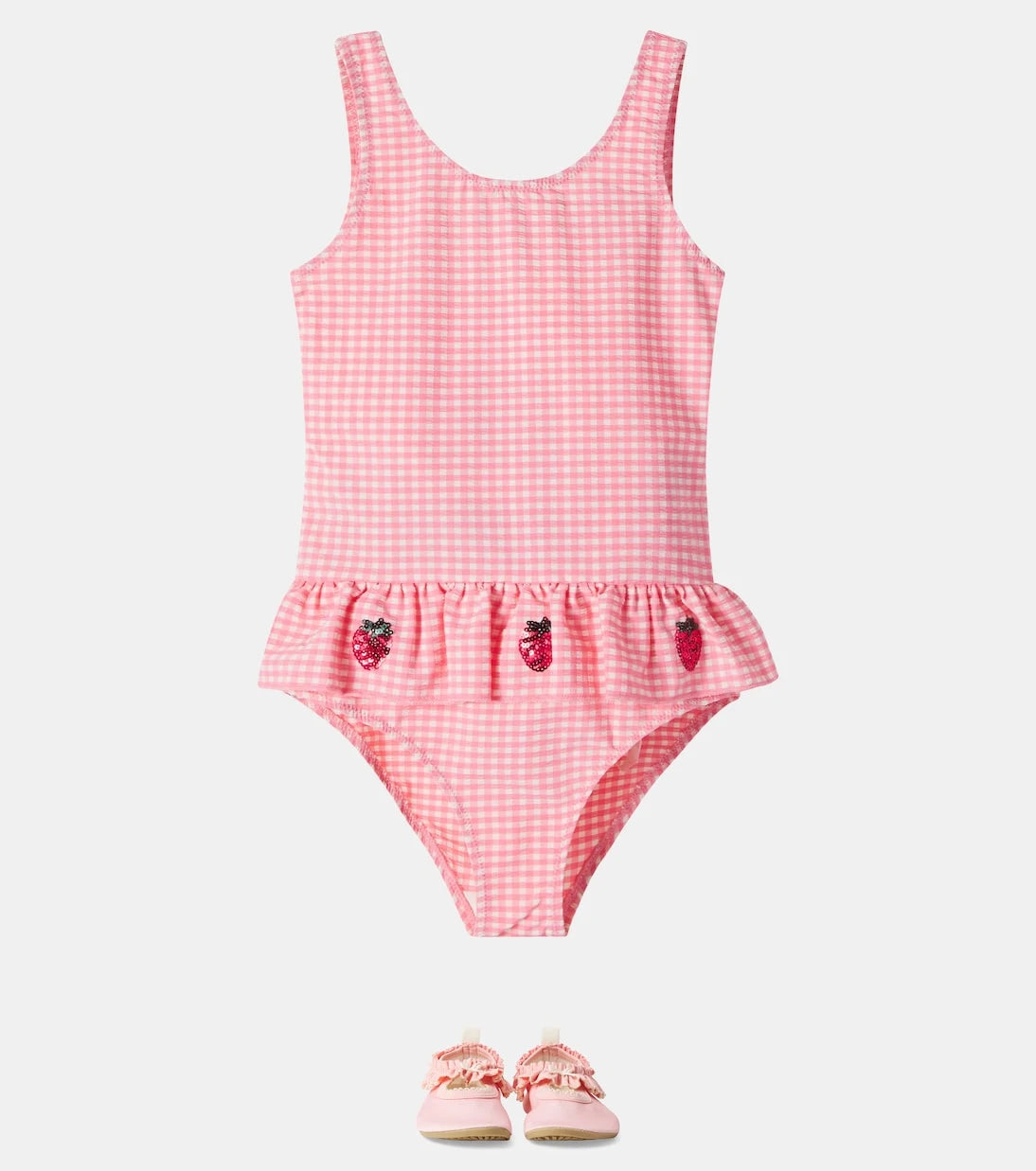 Konges Sløjd - Etta gingham seersucker swimsuit