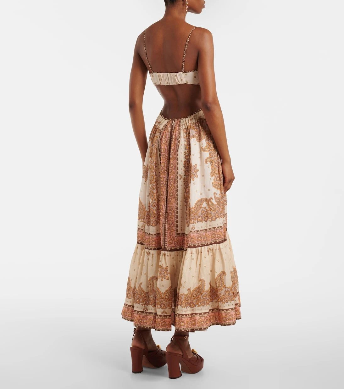 Zimmermann - Maxine paisley ramie midi dress