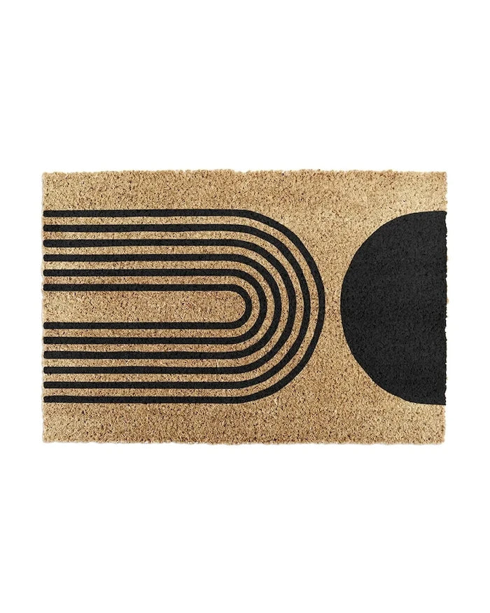Artsy Doormats Abstract Half Moon 60 x 40 cm Paspas