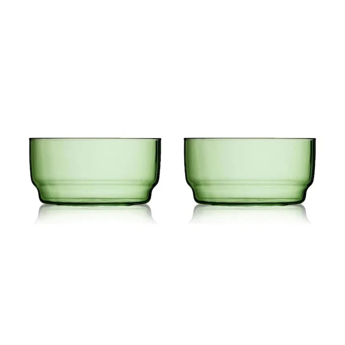 Lyngby Glas renkli cam kaseler seti 12 cm