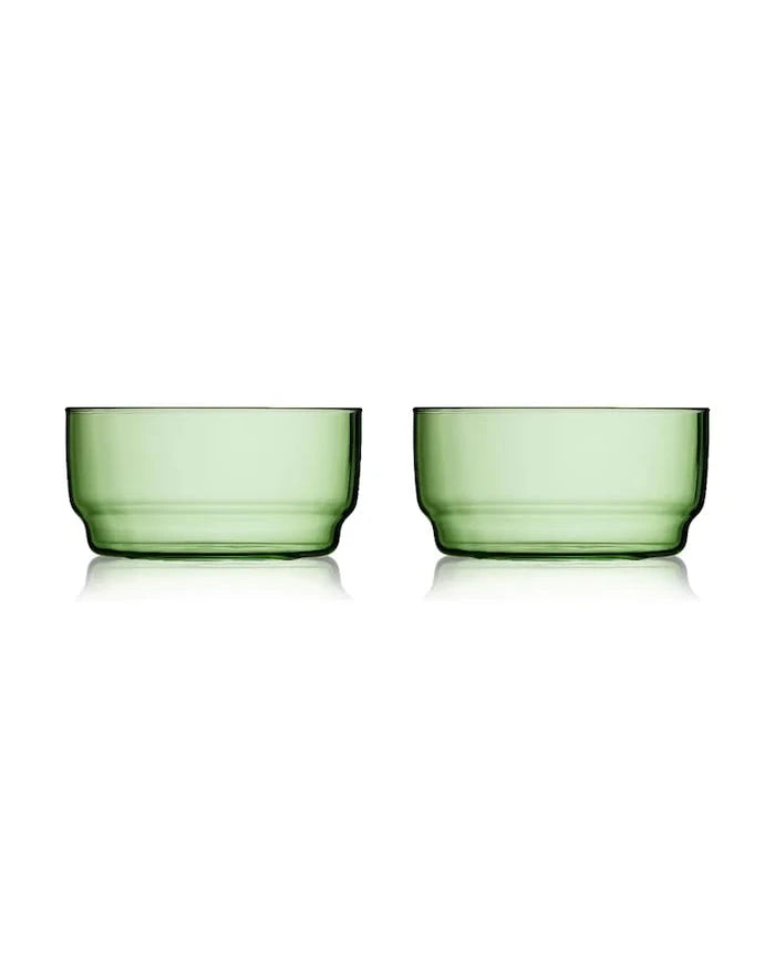 Lyngby Glas renkli cam kaseler seti 12 cm