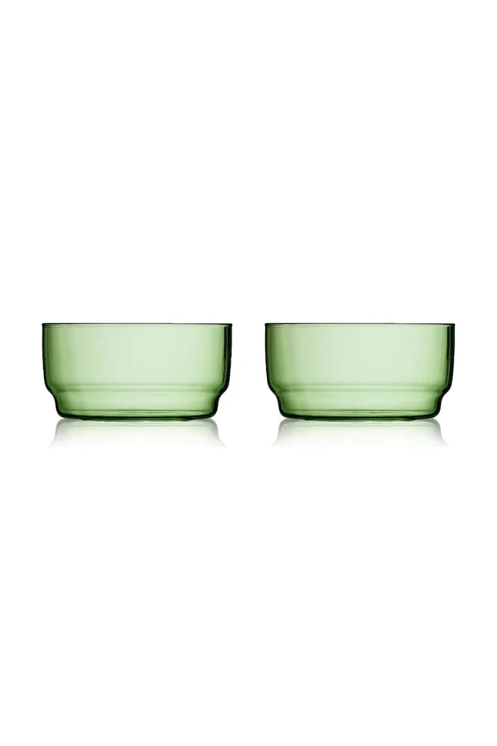 Lyngby Glas renkli cam kaseler seti 12 cm