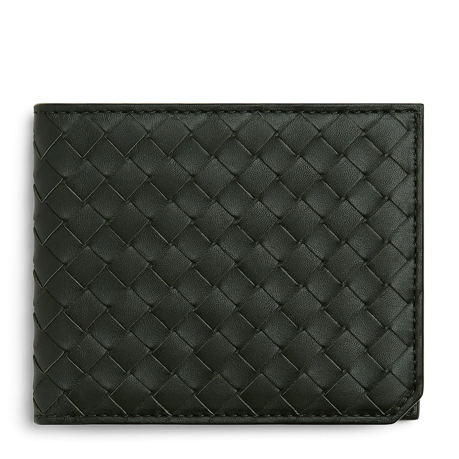 Bottega Veneta Leather Intrecciato Piccolo Bifold Wallet