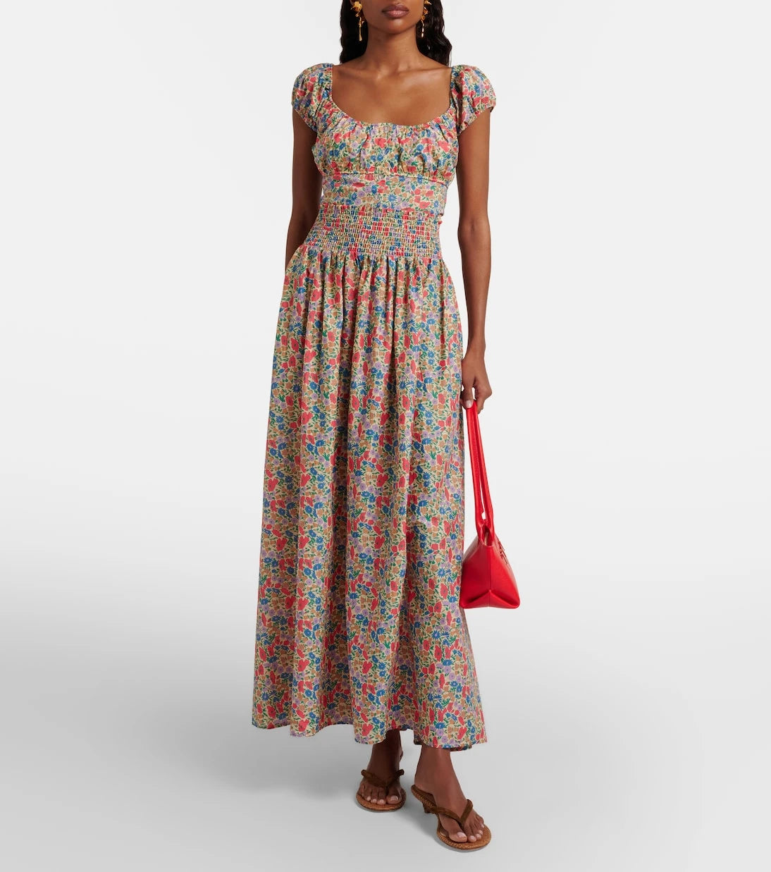 Montce - Millie floral cotton maxi skirt