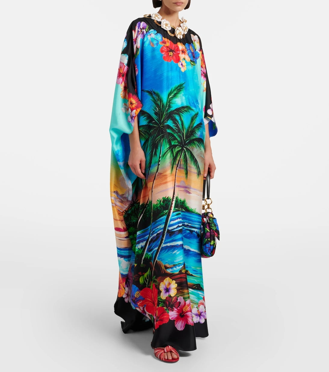 Dolce&Gabbana - Printed silk kaftan