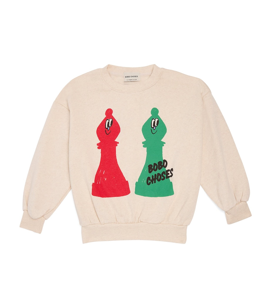 Bobo Choses Checkmate Sweatshirt ( 2-13 Years)
