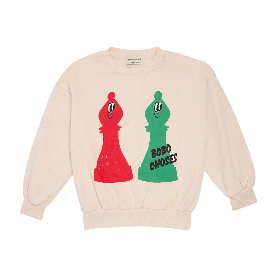 Bobo Choses Checkmate Sweatshirt ( 2-13 Years)