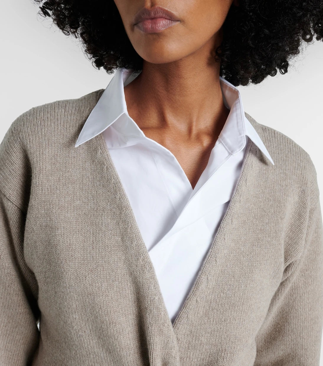 Róhe - Wool and cashmere wrap cardigan