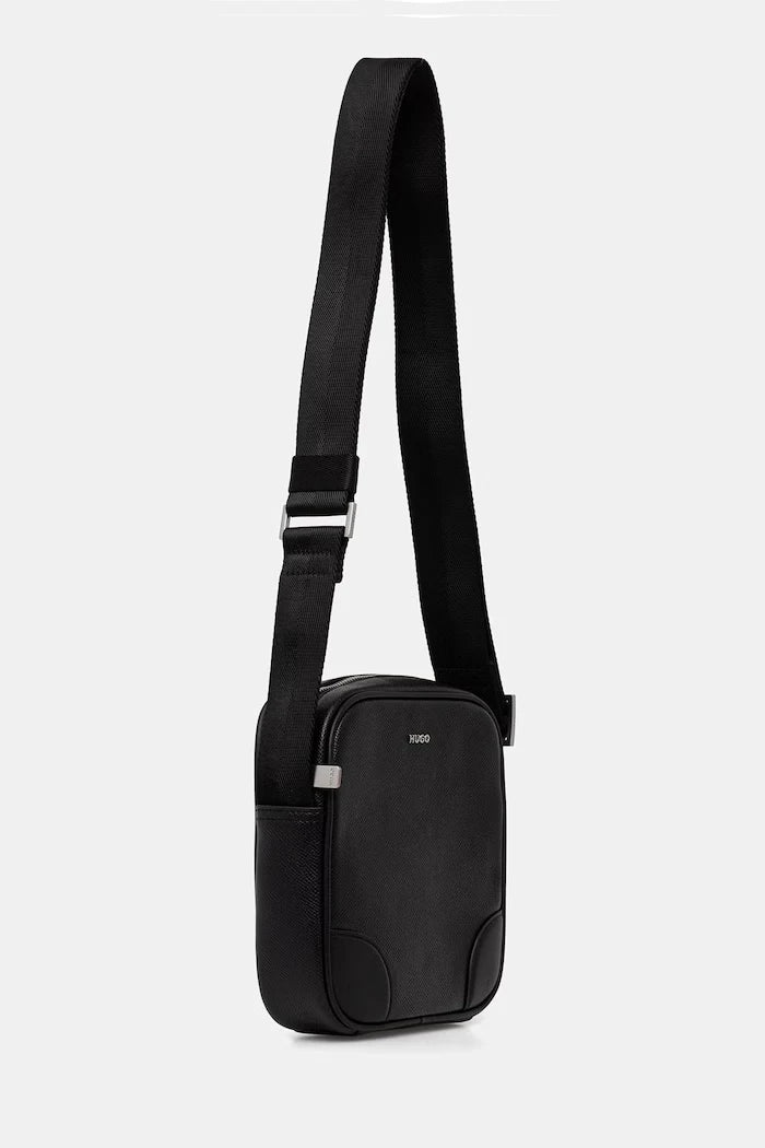 HUGO erkek deri omuz çantası GO-BAG NS
