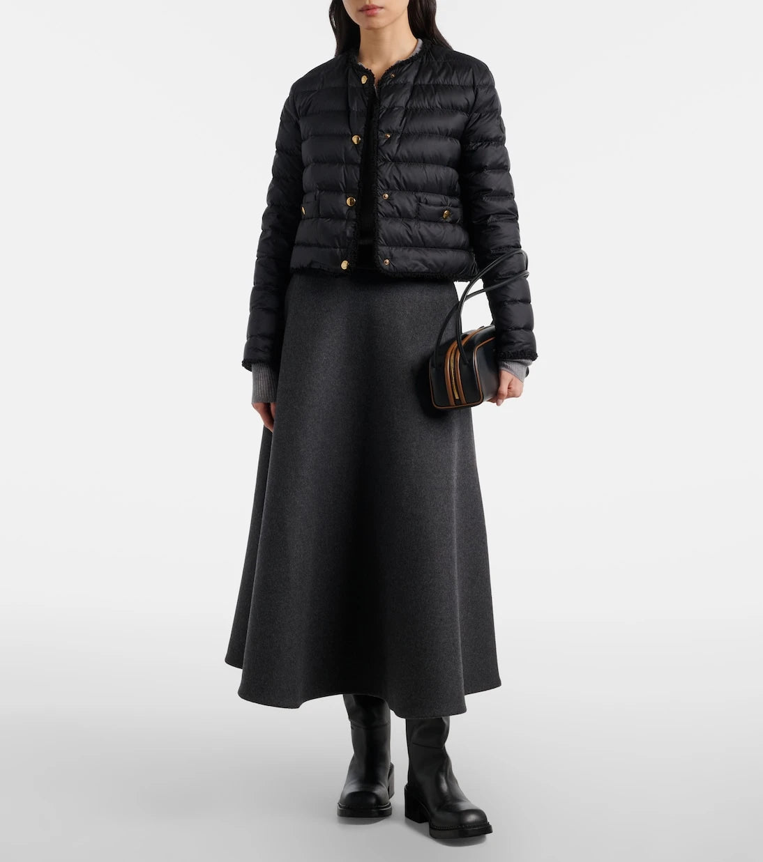 Moncler - Fleurs quilted down jacket