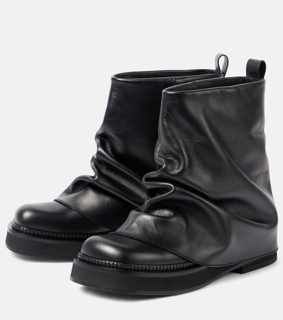 The Attico - Robin leather ankle boots