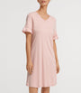 Hanro Nude Cotton-Blend Short-Sleeve Claire Nightdress