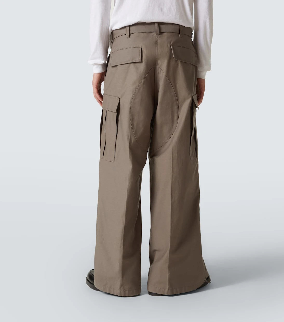 Sacai - Cotton cargo pants
