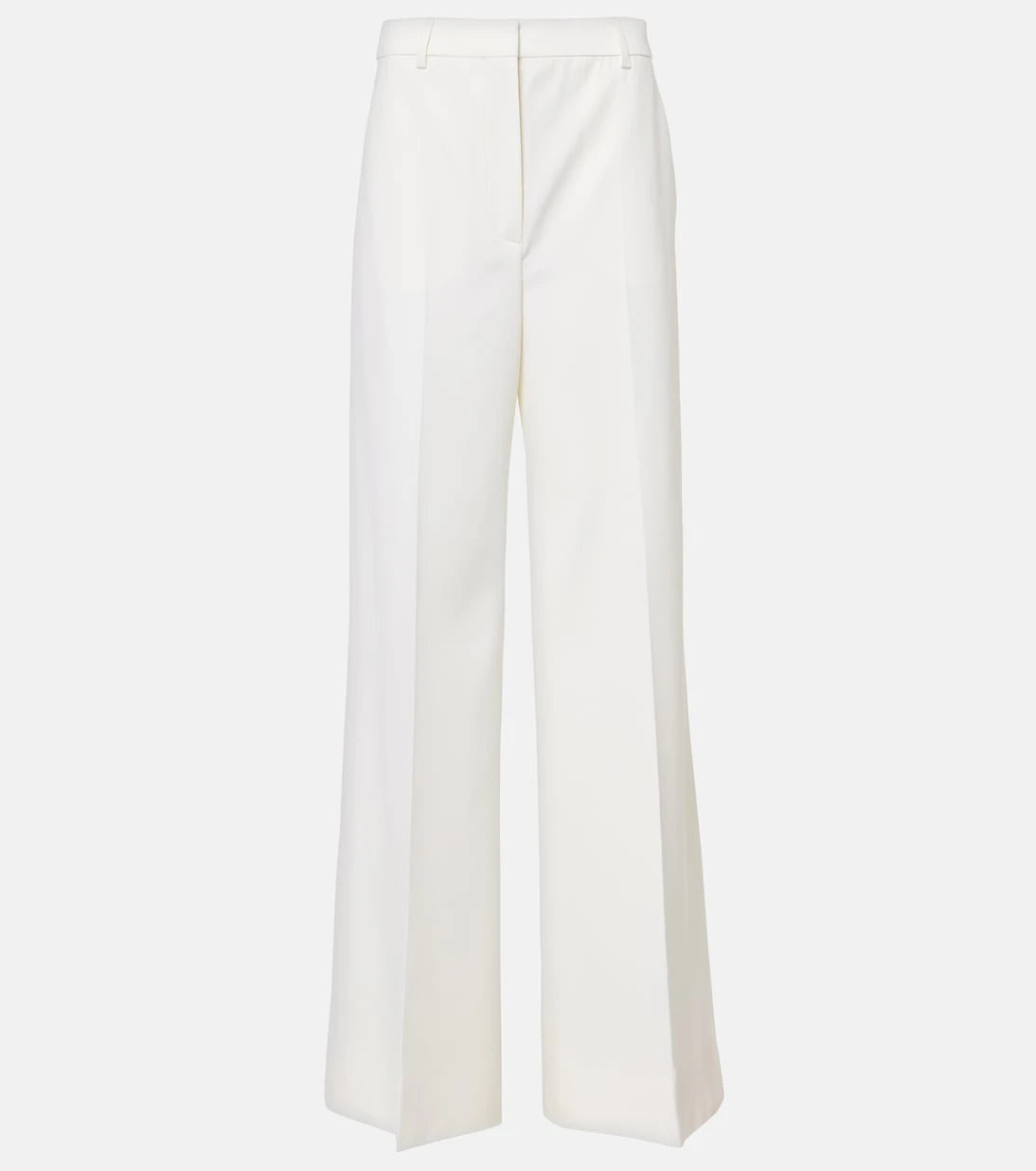 Stella McCartney - High-rise pleated wool wide-leg pants