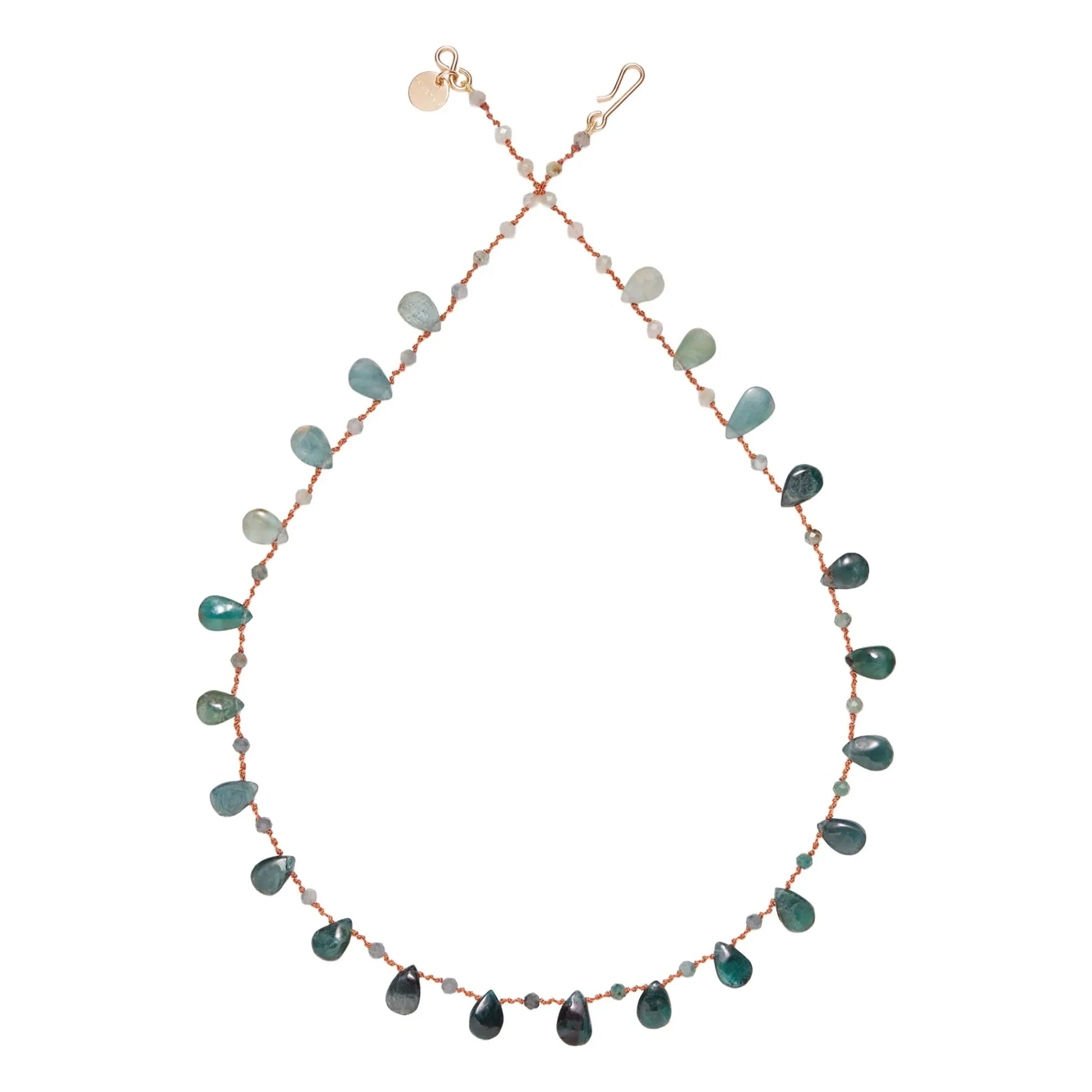 Ivarene - Osprey Drops &amp; Beads necklace | Grandidierite