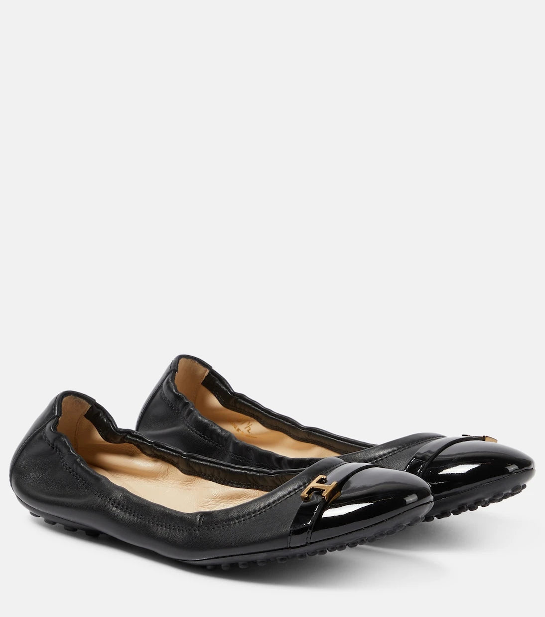 Tod's - Bubble leather ballet flats