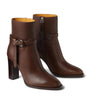 Brown Leather Donnely Ankle Boots 90
