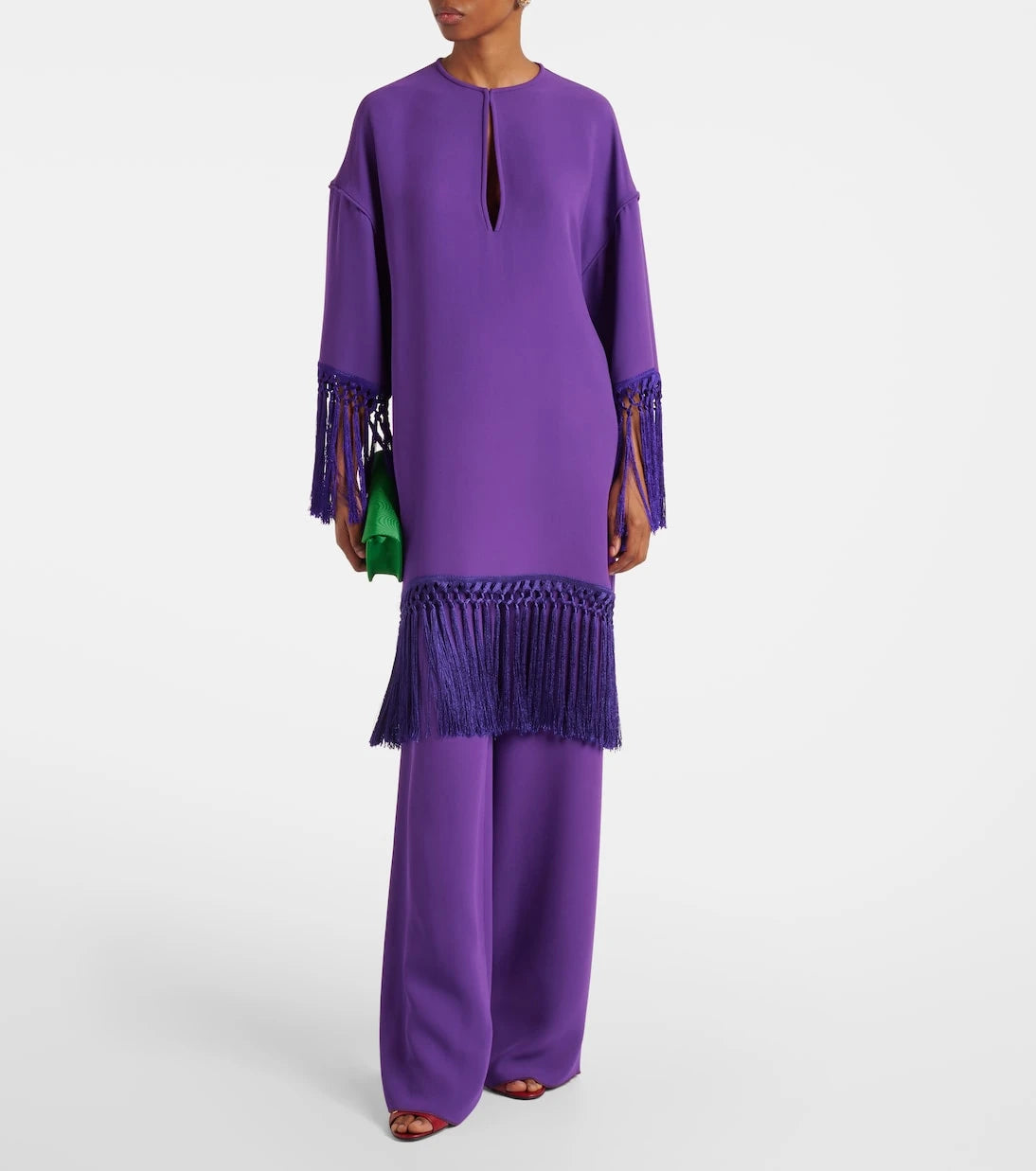 Valentino - Cady Couture wide-leg pants