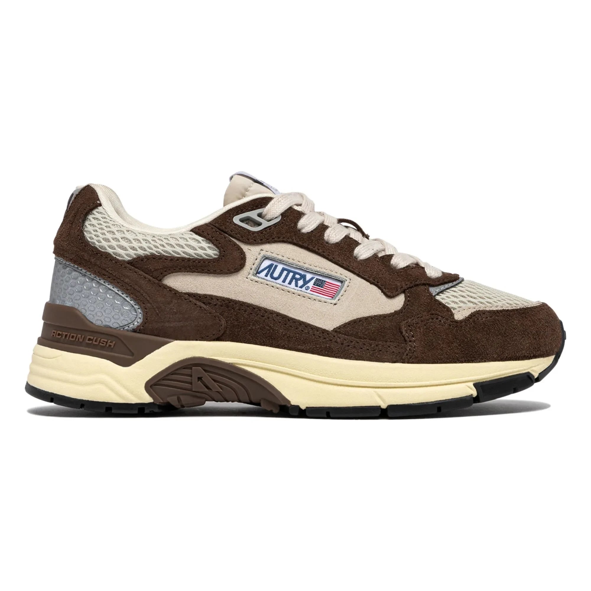 Autry - Hyperway Low Two-tone Suede Sneakers | Brown