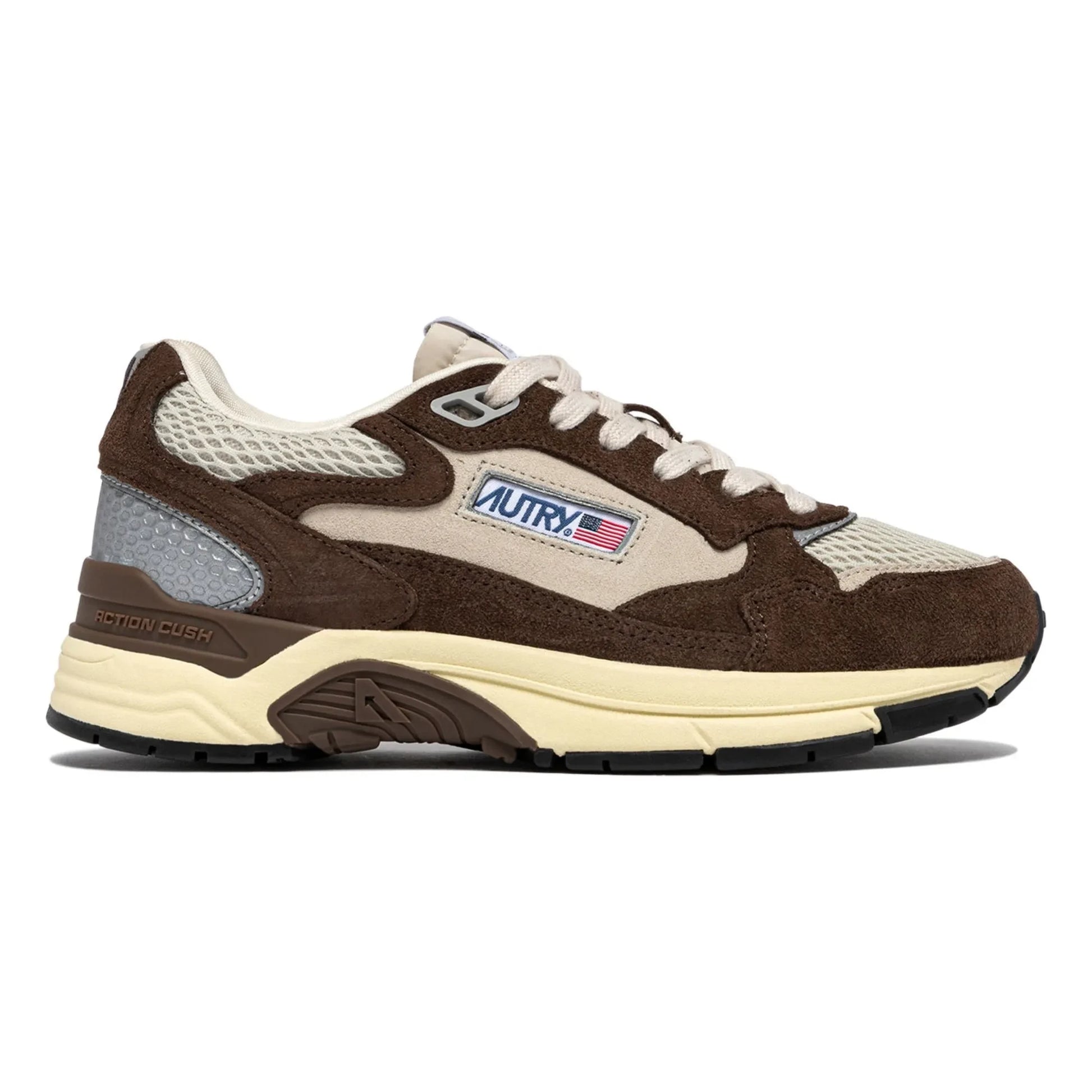 Autry - Hyperway Low Two-tone Suede Sneakers | Brown