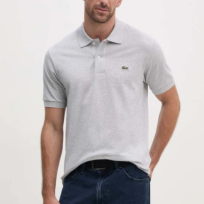 Памучна тениска с яка Lacoste