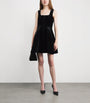 Maje Black Velvet Mini Dress