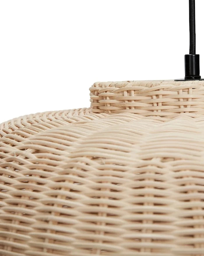 Hübsch Rattan Duvar Lambası 45 x 27 cm