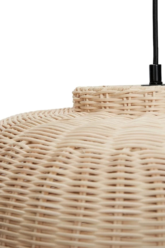 Hübsch Rattan Duvar Lambası 45 x 27 cm