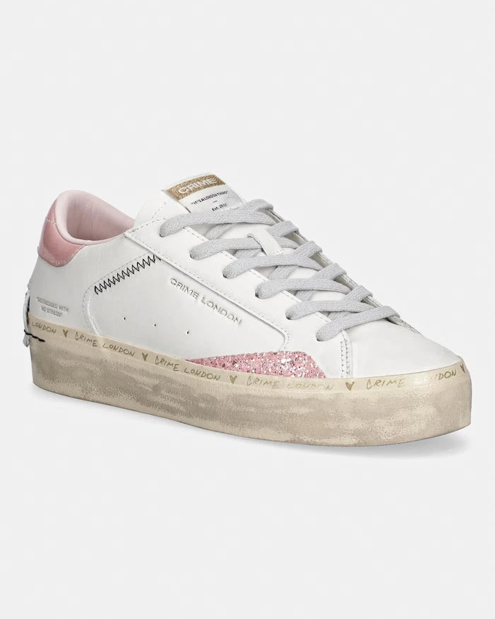 Crime London SK8 DELUXE WEDGE Kadın Deri Sneakers
