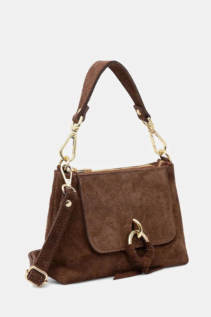 Answear.LAB чанта crossbody дамска от велур